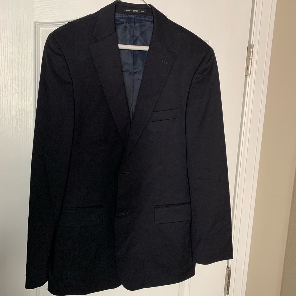 Hugo Boss Men's Black Jacket Size 38R